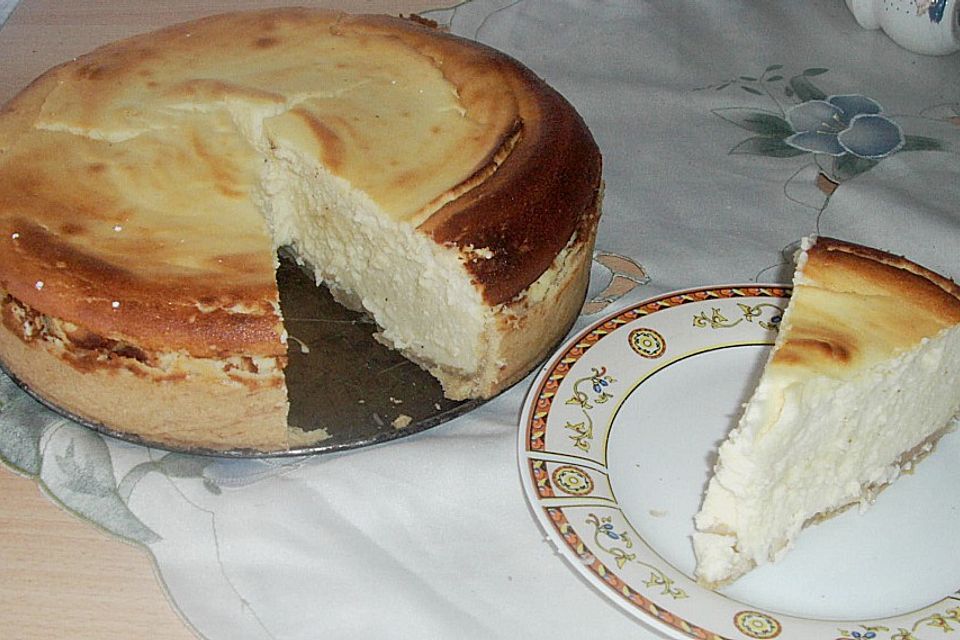 Vanilliger Käsekuchen