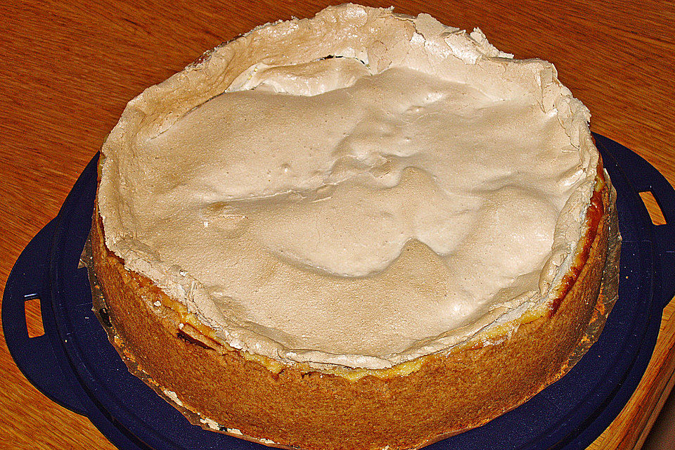 Birnenkuchen mit Baiser