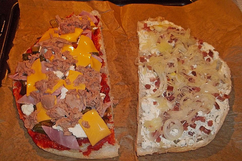 Fladenbrot überbacken