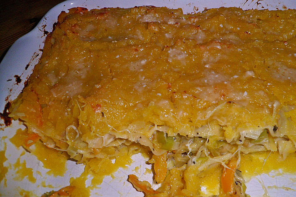 Kürbislasagne