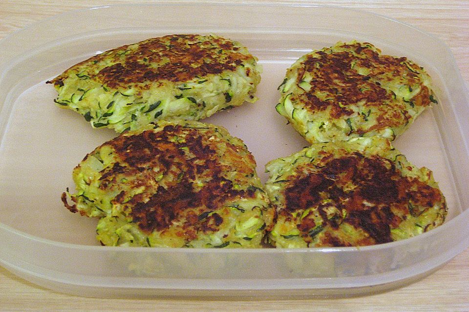 Zucchini-Frikadellen