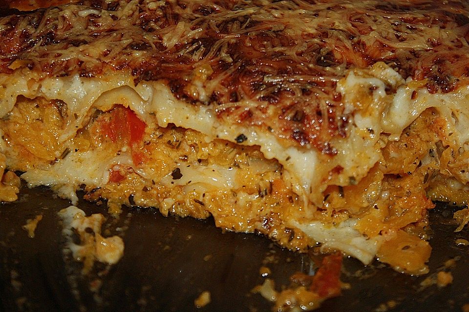 Kürbis - Lasagne