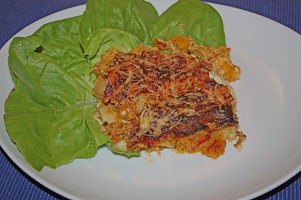 Kürbis - Lasagne