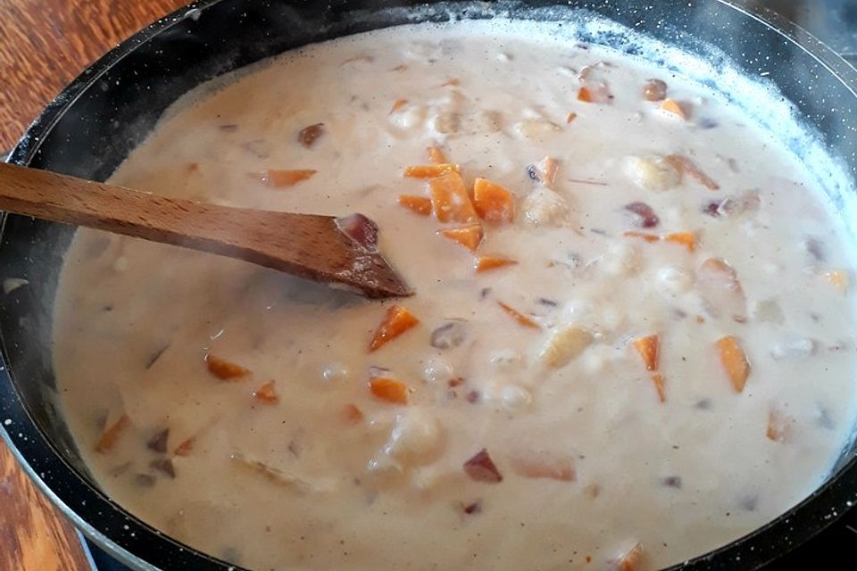 Süßkartoffel-Kokos-Suppe