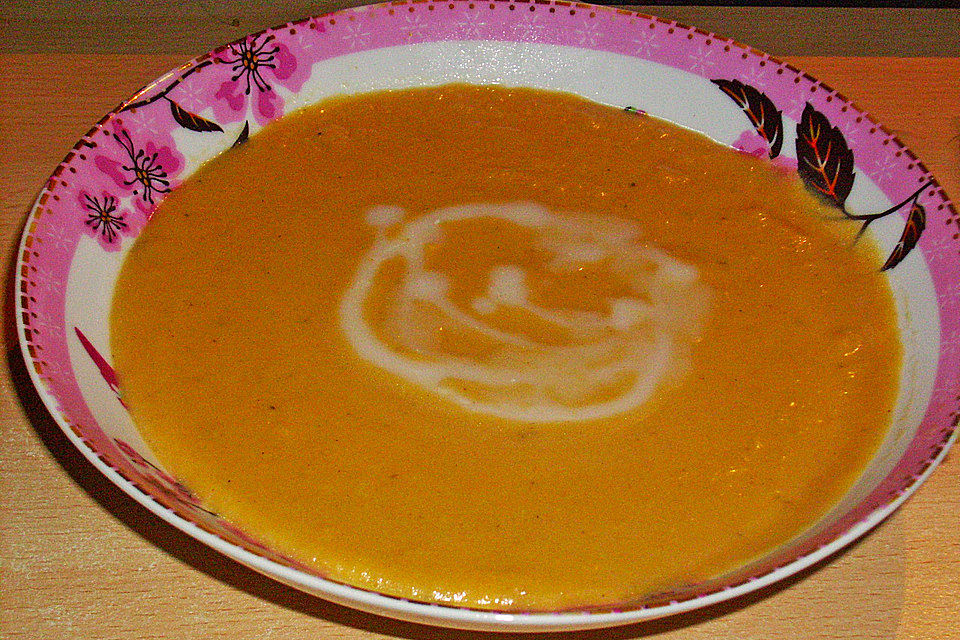 Süßkartoffel-Kokos-Suppe