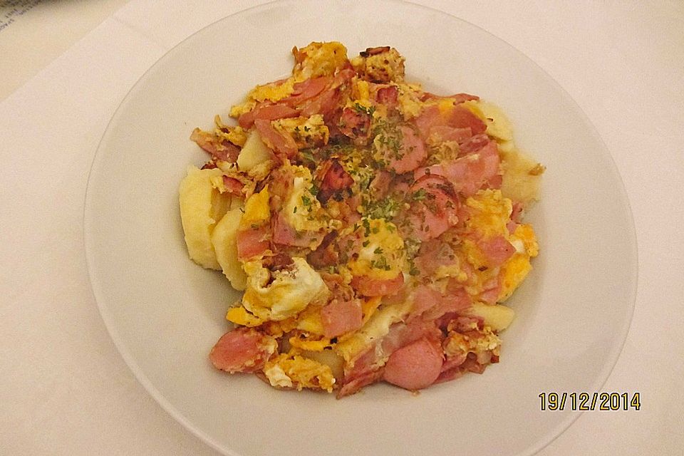 Knödel - Rührei