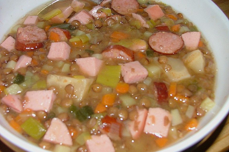 Omas Linsensuppe