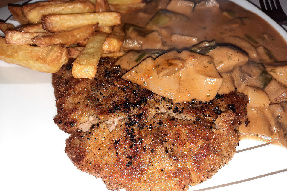 Schwäbische Jägerschnitzel