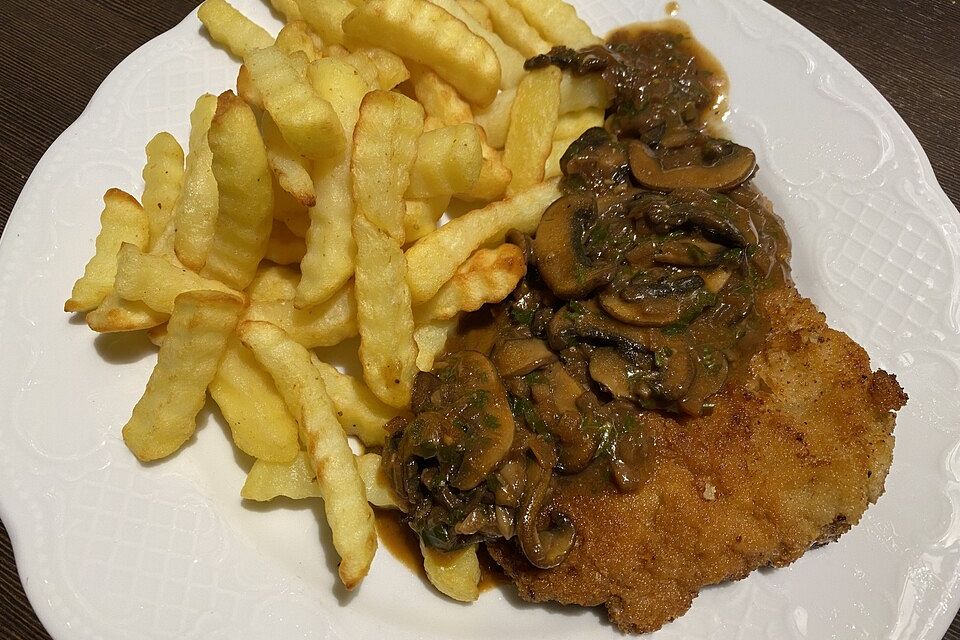 Schwäbische Jägerschnitzel