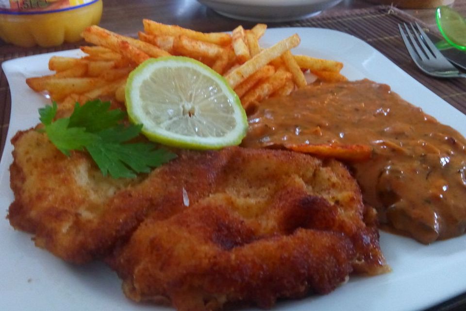 Schwäbische Jägerschnitzel