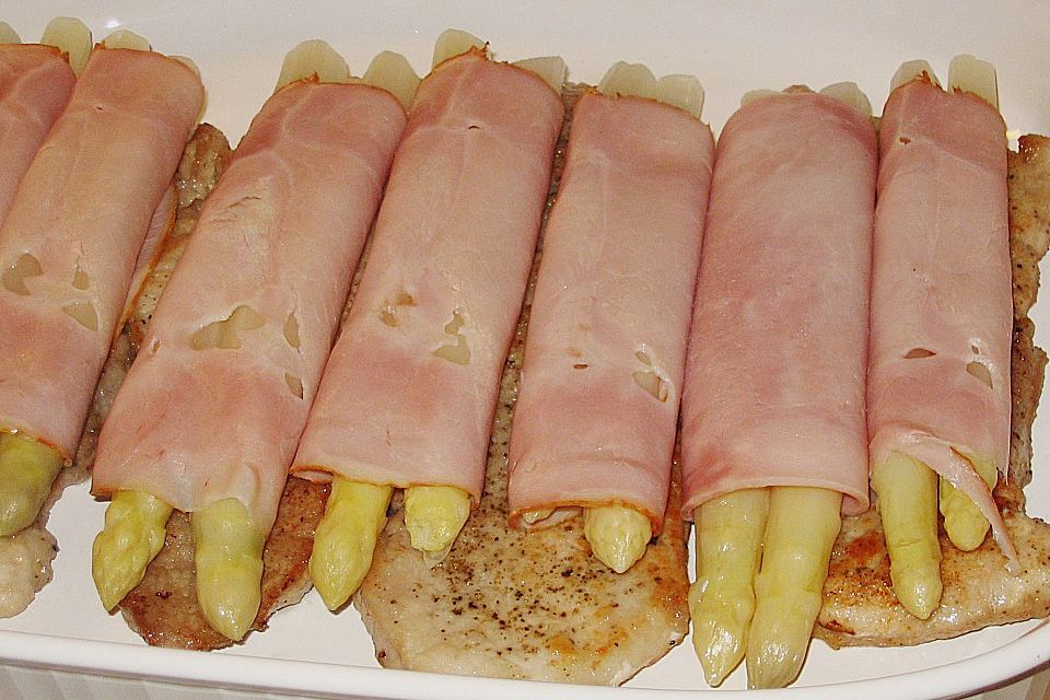 Spargel - Schinken - Schnitzel