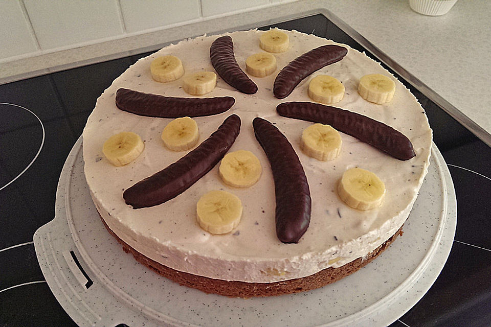 Bananen - Split - Schokokuchen