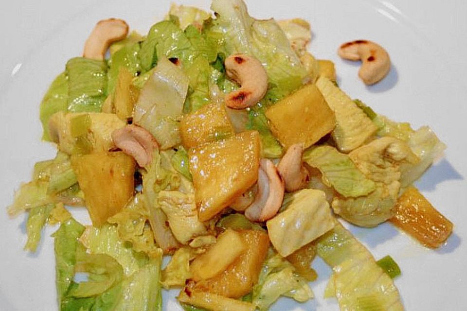 Ananas - Hähnchen - Salat