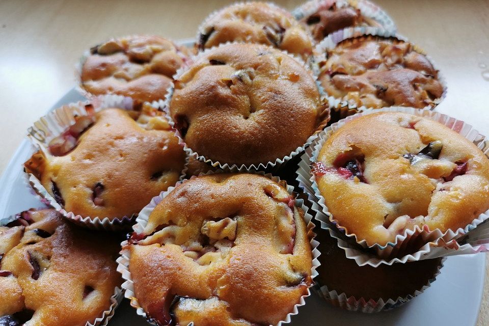 Pflaumen Muffins