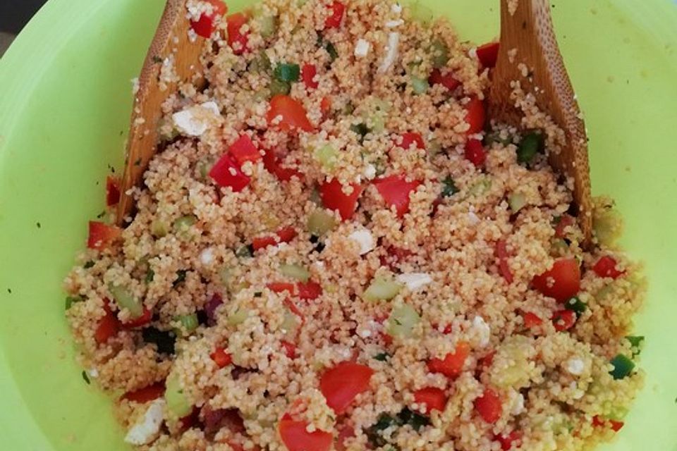 Bunter Couscous - Salat