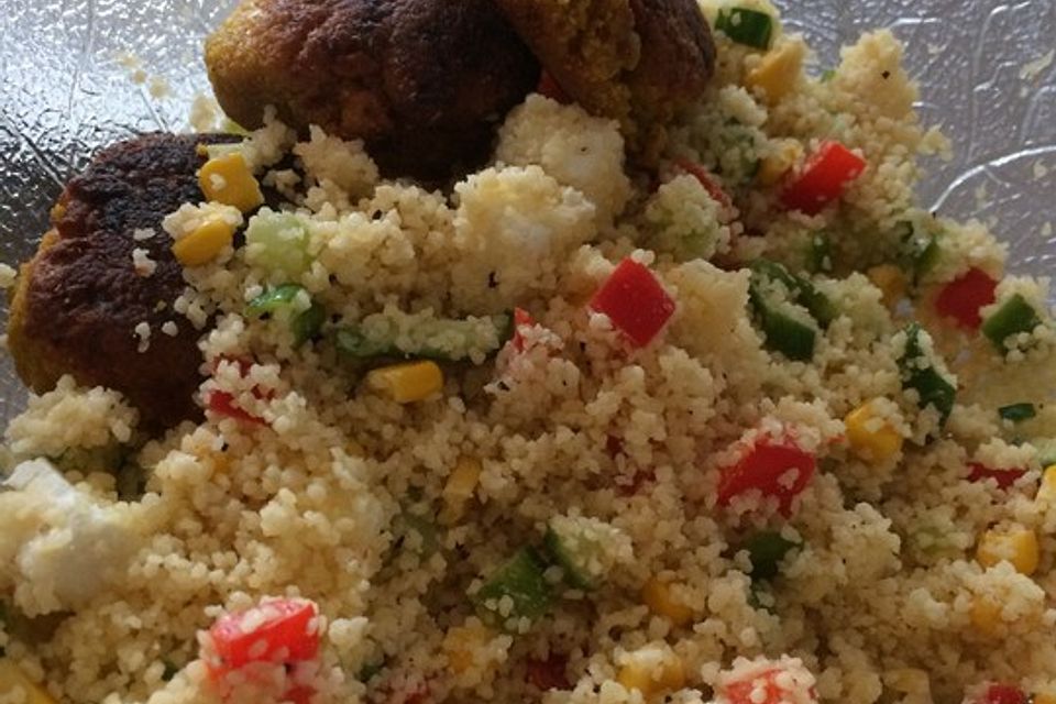 Bunter Couscous - Salat