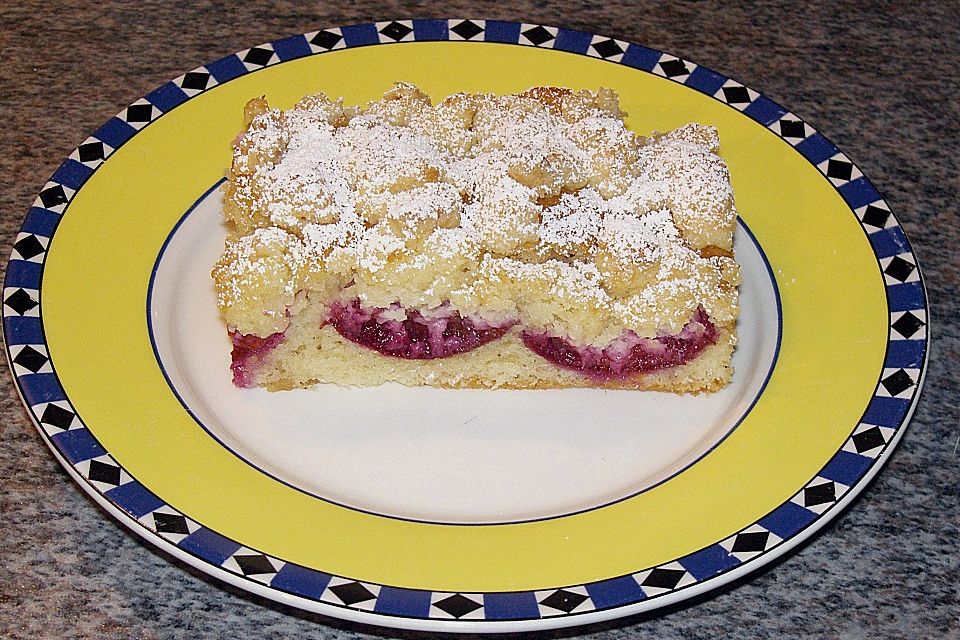 Obstkuchen mit Kokosstreusel