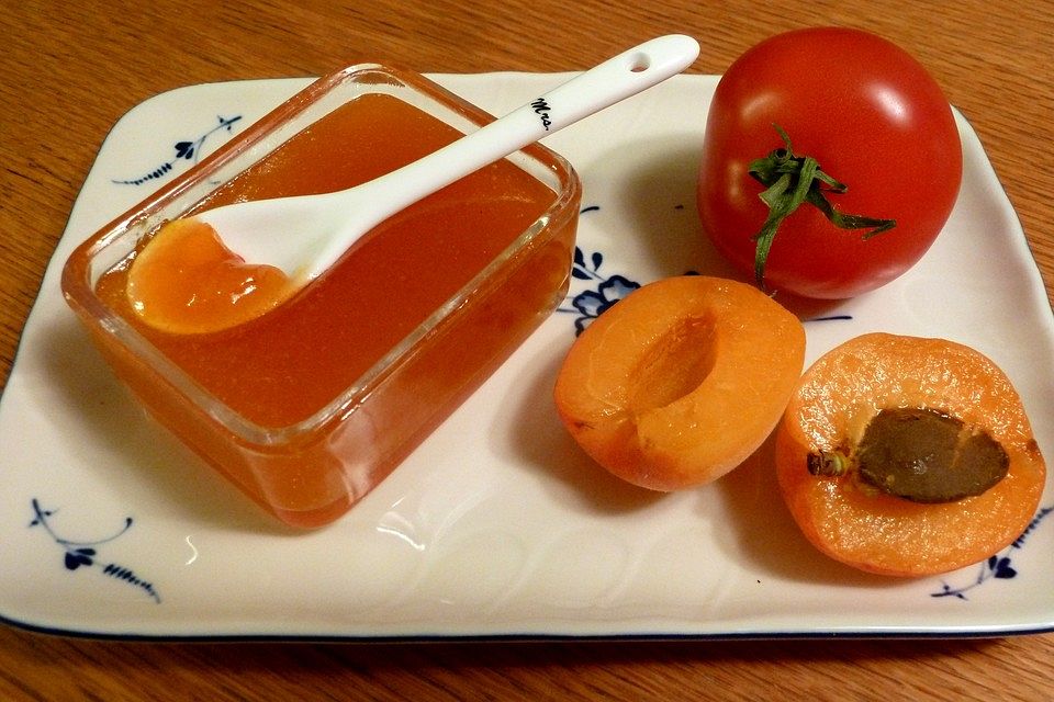 Aprikosen - Tomaten - Konfitüre