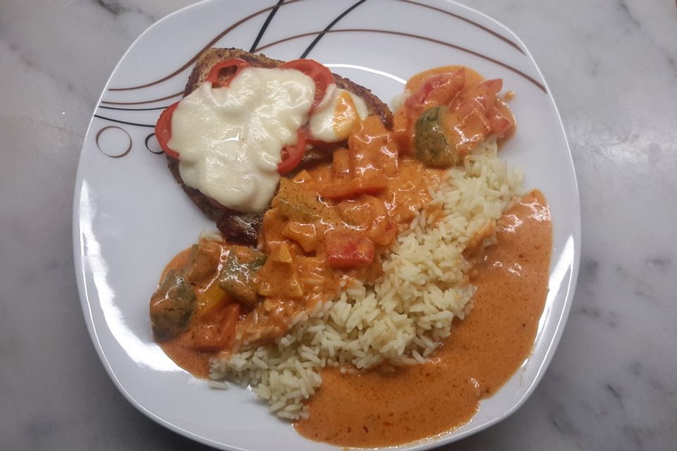 Putenbrustfilet Tomate - Mozzarella