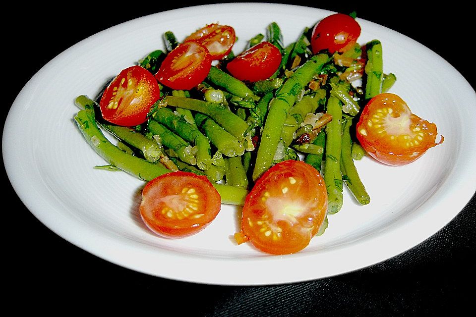 Bohnensalat mit Tomaten