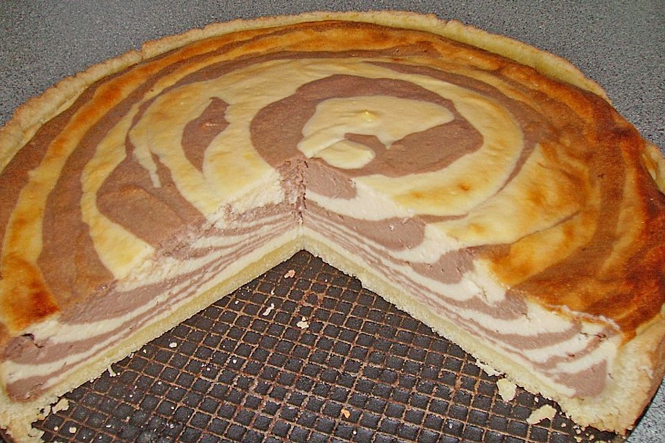 Marmorierter Käsekuchen