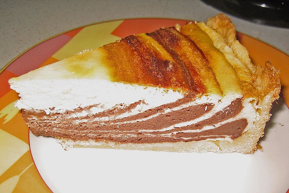 Marmorierter Käsekuchen