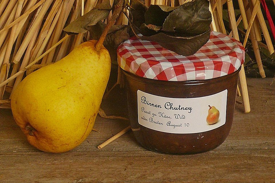 Birnenchutney