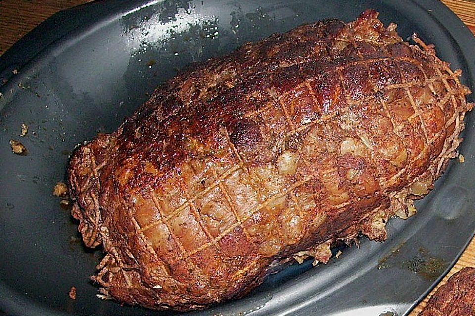 Gefüllter Rollbraten