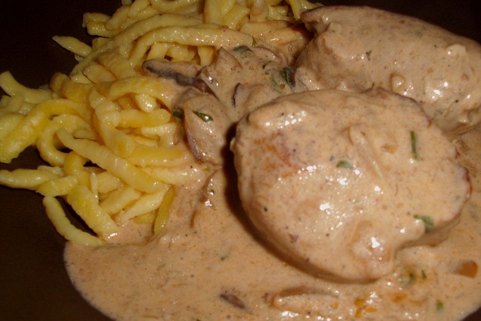 Gebratenes Schweinefilet