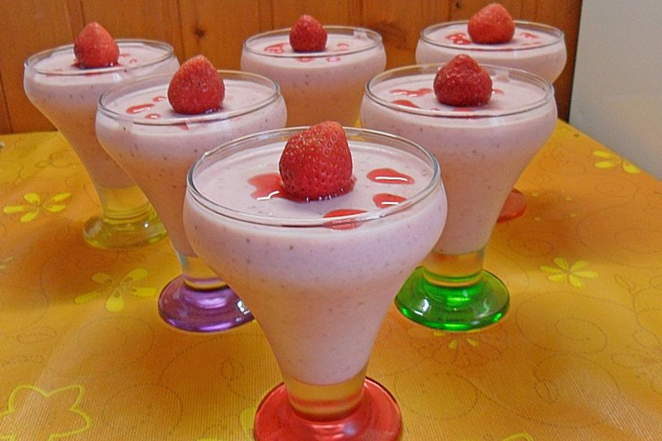 Erdbeer Mousse