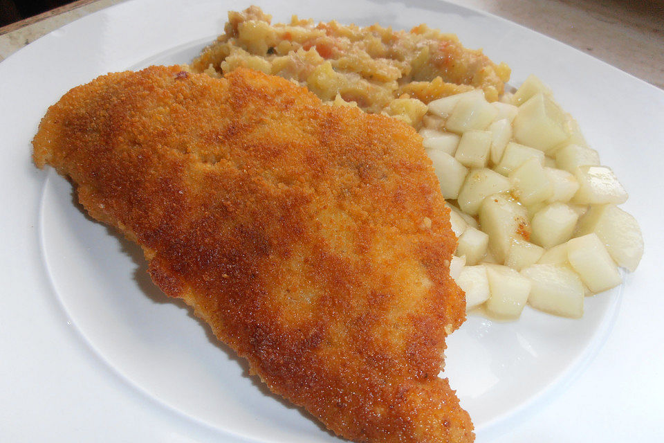 Panierte Rotbarschfilets