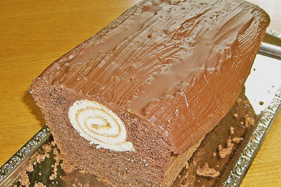 Rouladen - Schoko - Nusskuchen