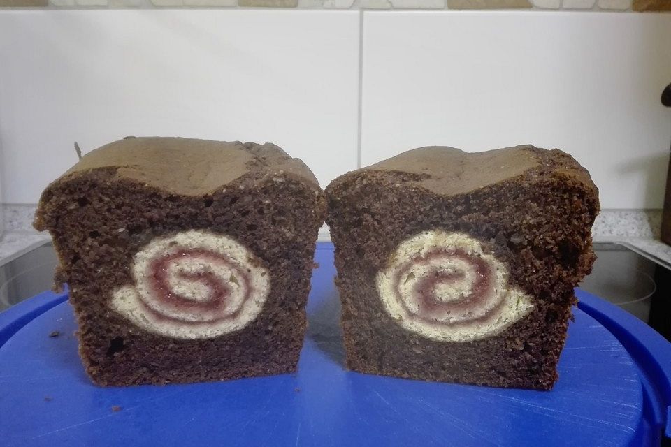 Rouladen - Schoko - Nusskuchen