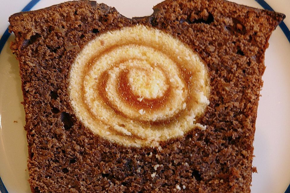 Rouladen - Schoko - Nusskuchen