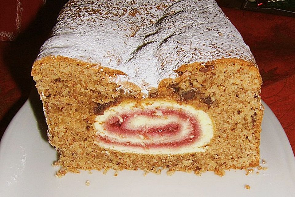 Rouladen - Schoko - Nusskuchen