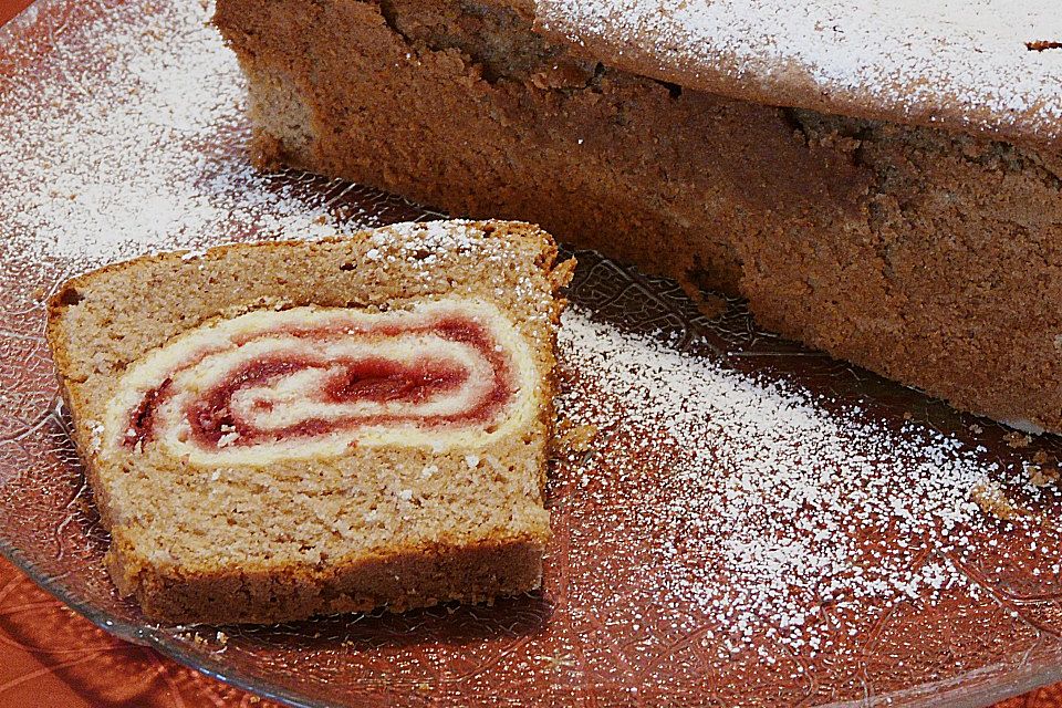 Rouladen - Schoko - Nusskuchen