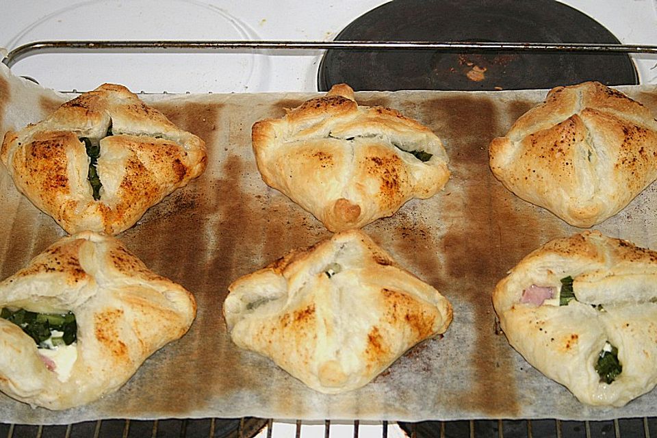 Bärlauch - Feta - Schinken - Taschen