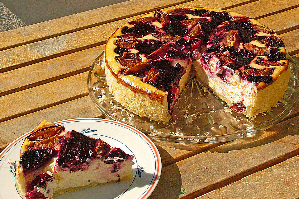 Käsekuchen mit Mürbteig