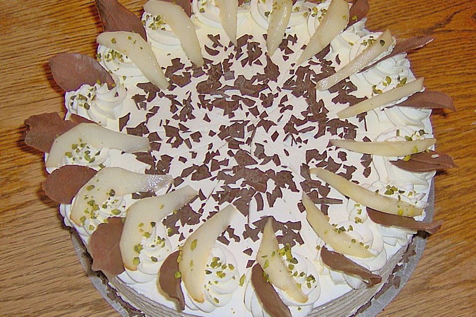 Birnen - Schoko - Torte