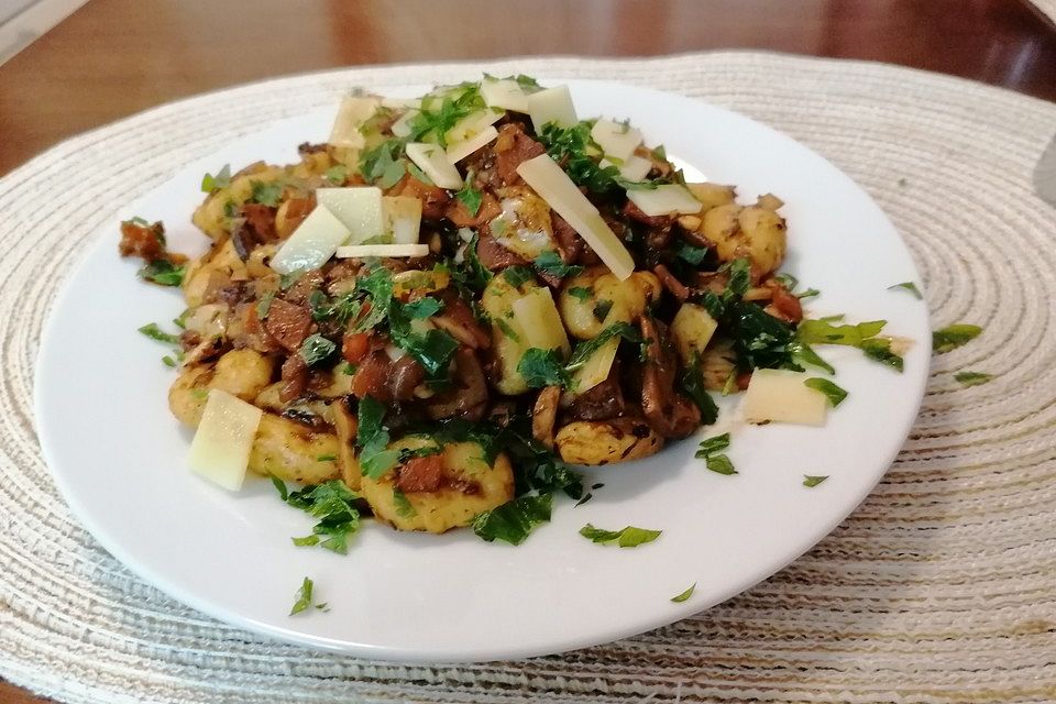 Champignon - Gnocchi - Pfanne