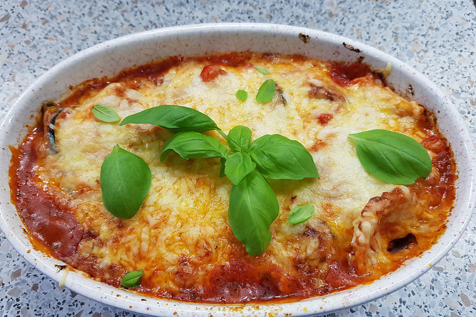 Ravioli - Auflauf mit Mozzarella