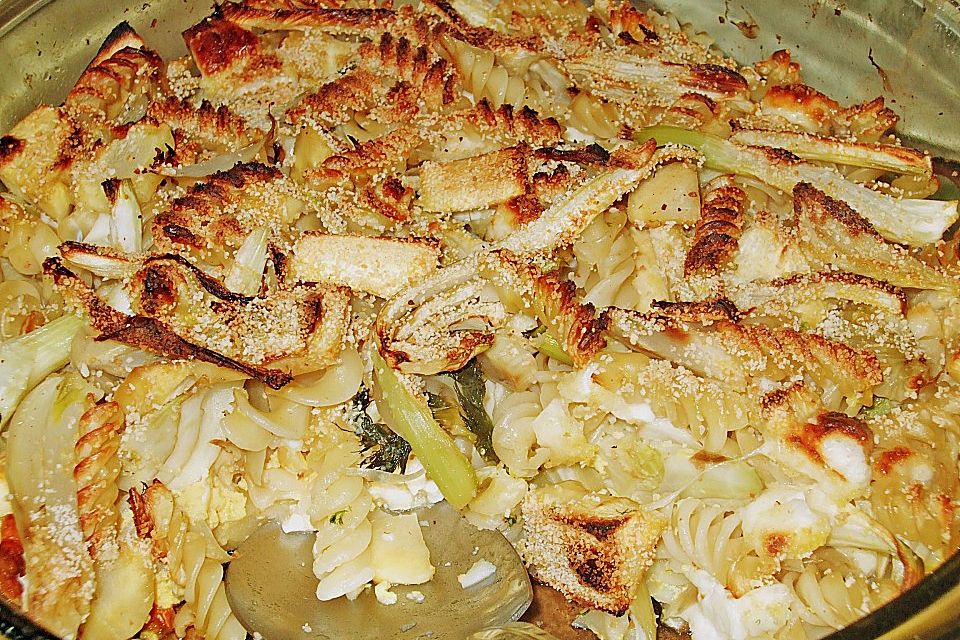 Fenchel - Pastinaken - Nudel - Gratin