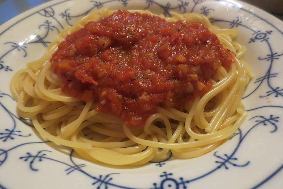 Tomatensugo, hausgemacht