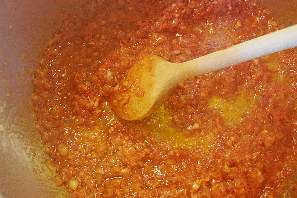 Tomatensugo, hausgemacht