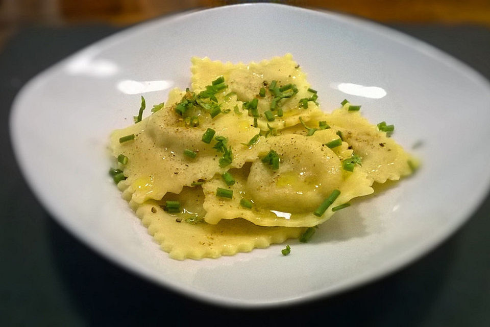 Ravioli mit Pilzfüllung