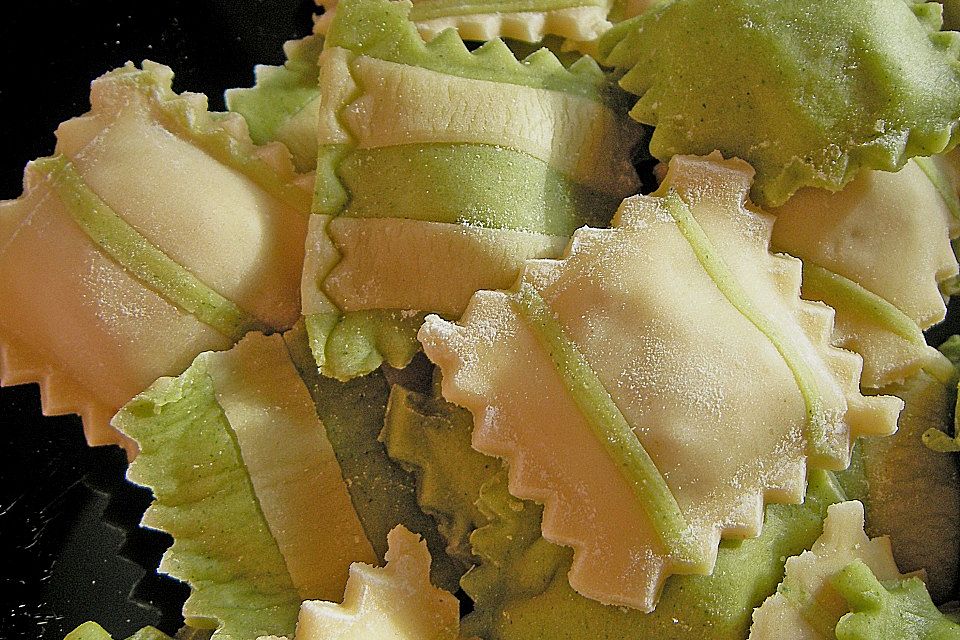 Ravioli mit Pilzfüllung