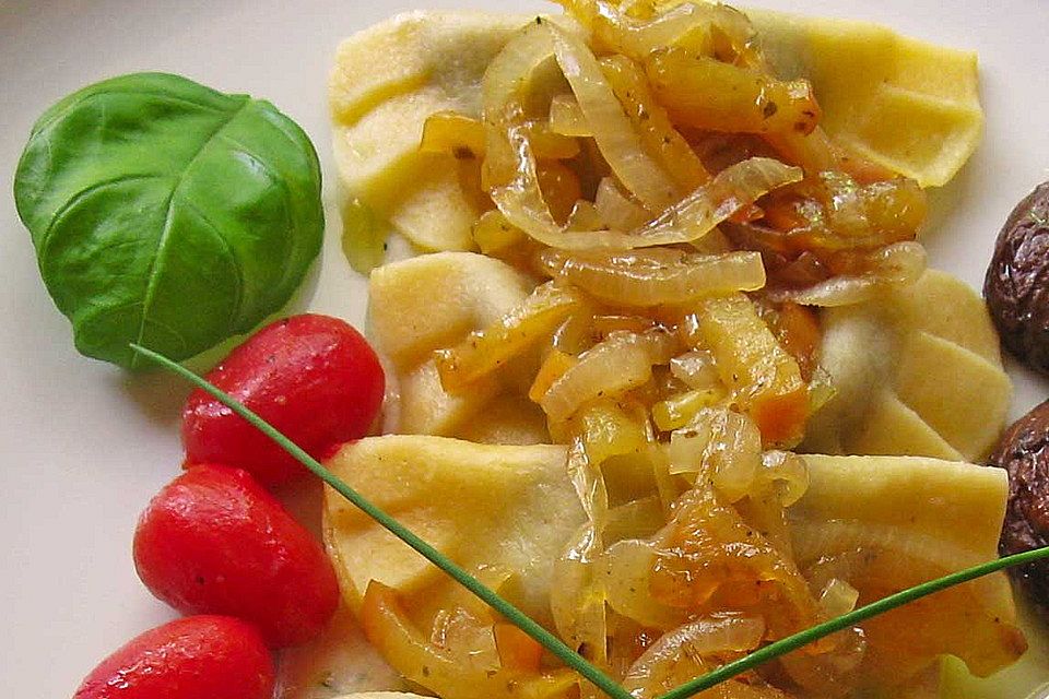 Ravioli mit Pilzfüllung