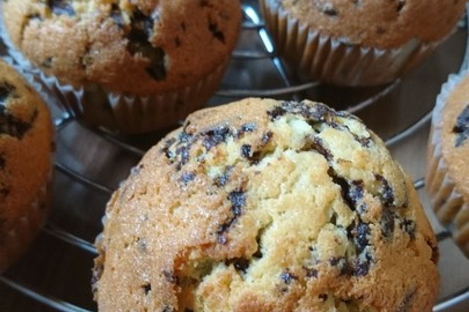 Muffins mit Schokosplittern