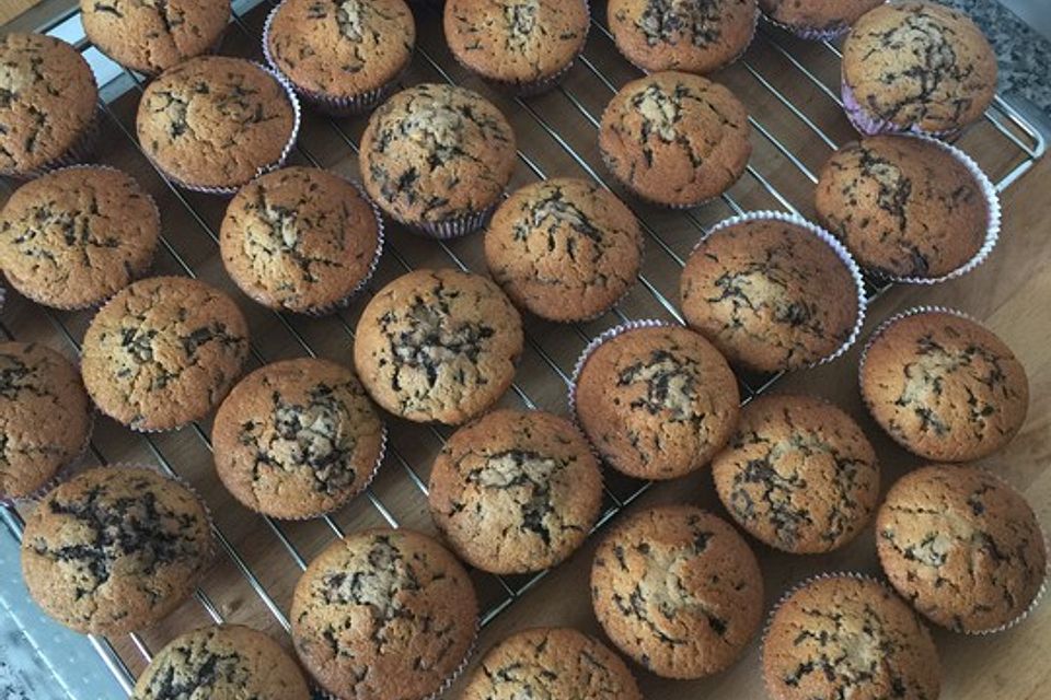 Muffins mit Schokosplittern