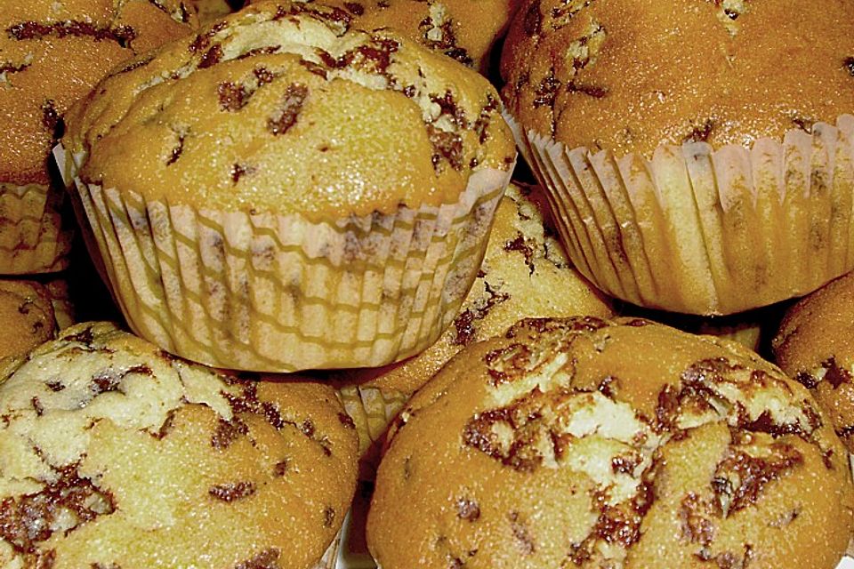 Muffins mit Schokosplittern